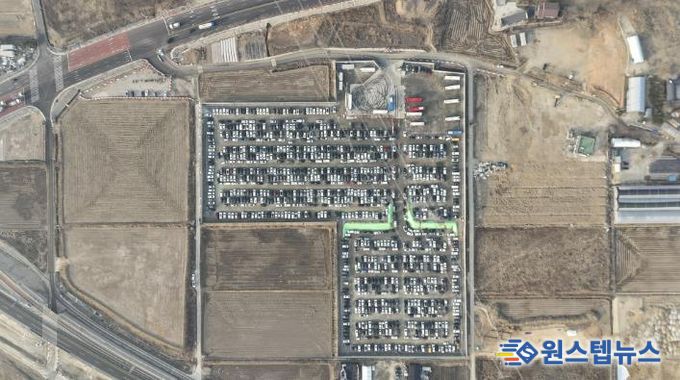 '용인반도체클러스터 일반산업단지' 근로자들의 차량을 수용하는 독성리 1250일원 거점 주차장