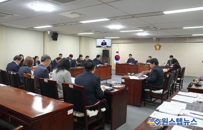 음성군의회, 3월 정례의원간담회 개최