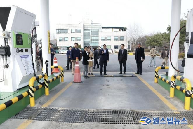 대화버스공영차고지 현장 방문