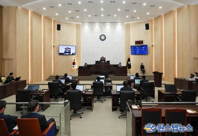 예산군의회, 제9대 마지막 임시회