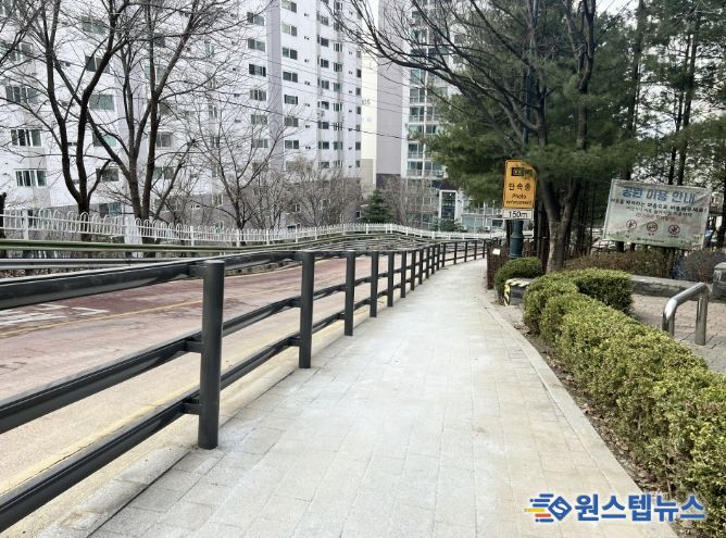 의왕시, 기상이변 대응위한 학생 통학로 열선 설치