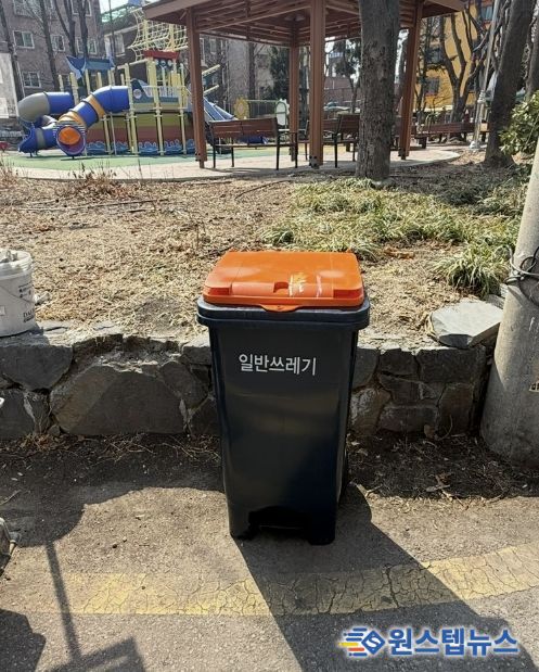 수원시 권선구 권선1동 주민자치회, 주민참여예산 주택가 일반 쓰레기통 설치