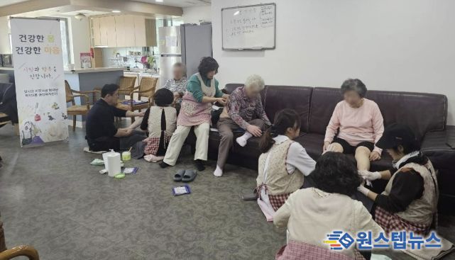 수원시 영통구 매탄3동, 발사랑 이웃사랑 봉사단 하늘채경로당 찾아 따뜻한 나눔 실천