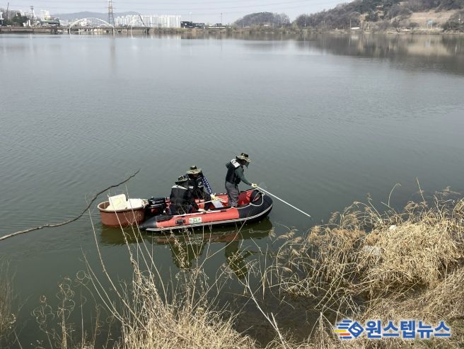 시흥시 물왕호수 벚꽃 만개 앞두고 봄맞이 환경정비 완료
