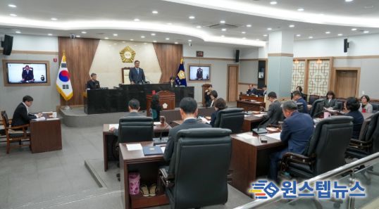괴산군의회 349회 임시회 폐회