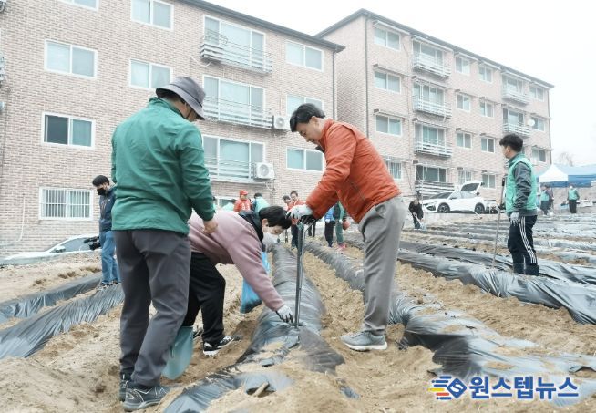 광주시 탄벌동 남녀새마을회, 사랑의 감자 심기 추진