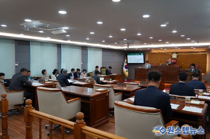 담양군의회, 제343회 임시회 폐회