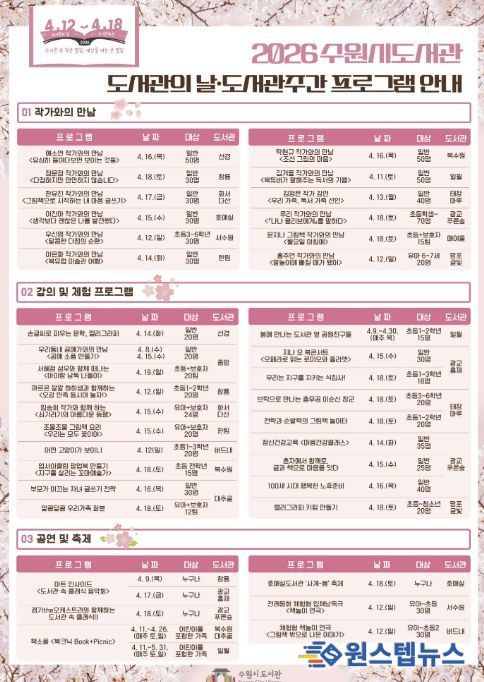 ‘제62회 도서관주간’ 홍보물