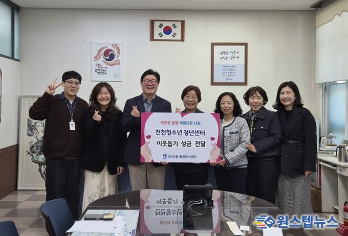 청소년·청년 펀딩프로젝트 수익금 기부