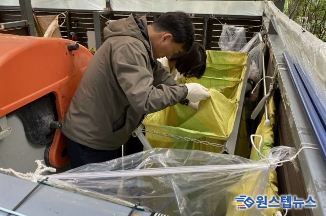 수원시 장안구 정자1동, 투명 페트병 별도 배출 이행 점검 실시