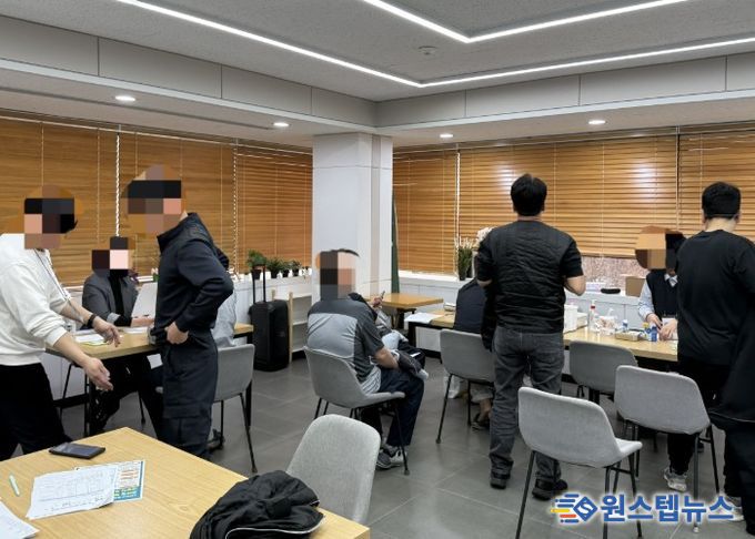 지난 10일과 16일 기아 오토랜드 광명(소하동)에서 '찾아가는 모바일 헬스케어'를 운영하고 있다.